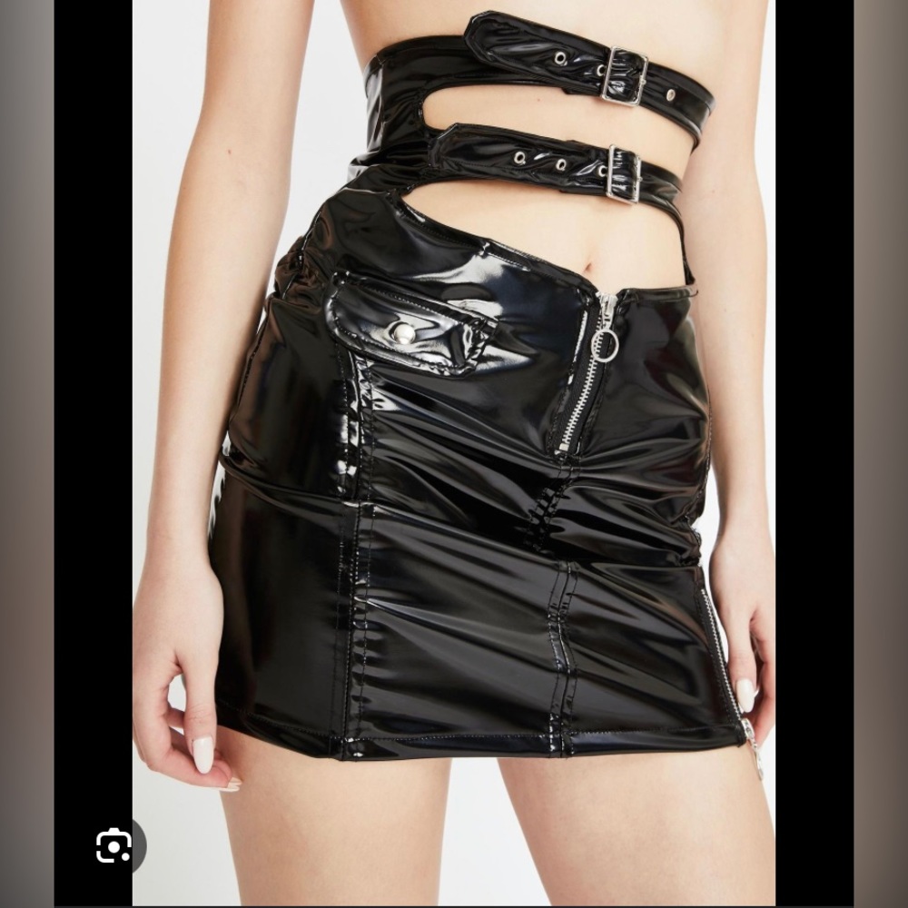Strange Couture Vinyl Skirt